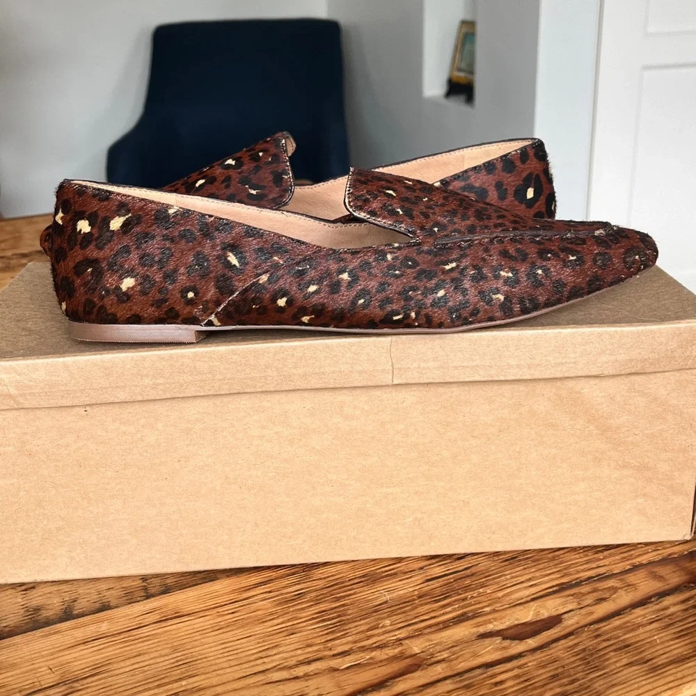 Never Worn Madewell Leopard Print Women's Loafers - Picture 4 of 4